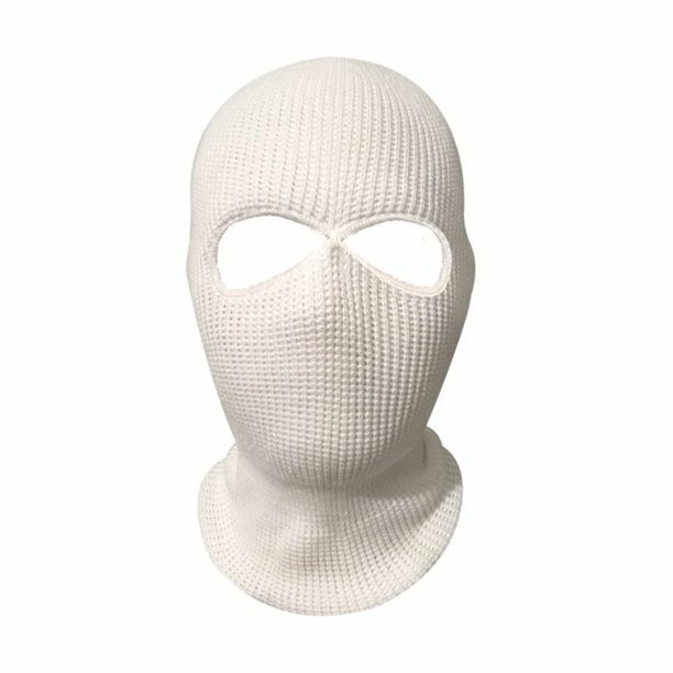 2 Hole Knitted Full Face Cover Ski Mask Winter Windproof Warm for Outdoor Sports