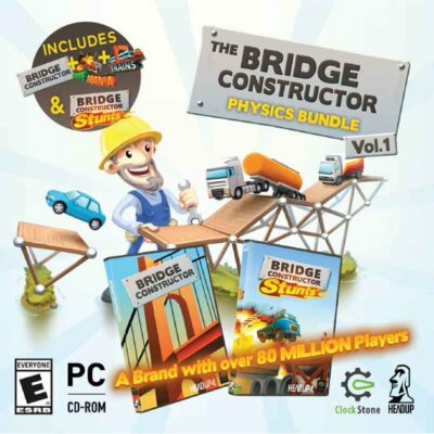 The Bridge Constructor Physics Bundle Vol. 1 - PC CD ROM GAME New Sealed