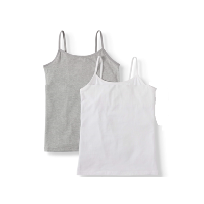 Wonder Nation Girls Cami Undershirts 2-Pack, Size S ----------------E11