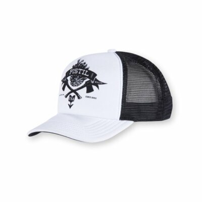 Pistil  Woody  Adj. Trucker Hat (Ball Cap), NWT   White/Black
