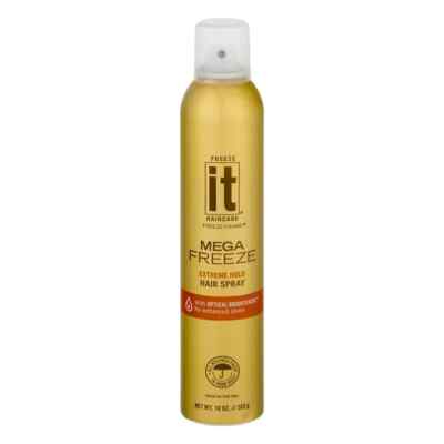 Freeze It Haircare Freeze Frame Hair Spray Mega Freeze Extreme Hold, 10.0 oz