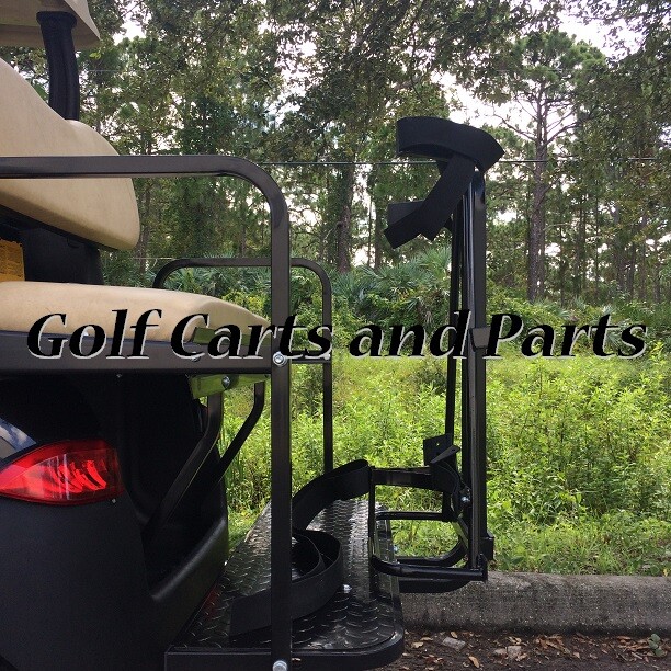 Rear Seats Golf Cart Golf Bag Attachment Grab Bar Combo For Carts