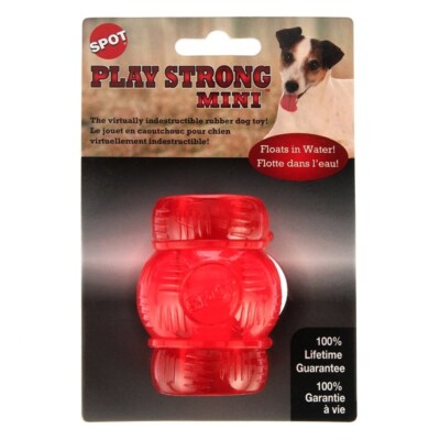 SPOT Play Strong Durable Rubber Chew Dog Toys, 2.75''