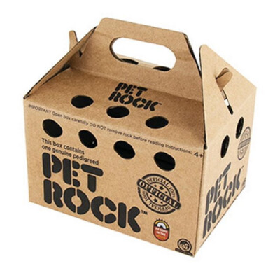 Official PET ROCK Genuine Pedigreed Minions Stone