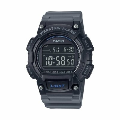 Casio W736H-8BV, часы с подсветкой, таймер обратного отсчета, секундомер, вибросигнал