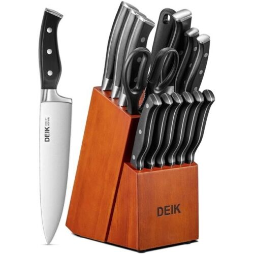 ,stainless Steel Kitchen Knife Set 15pcs New