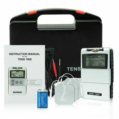 Roscoe TENS 7000 Digital Pain Management Unit OTC Muscle Stimulator