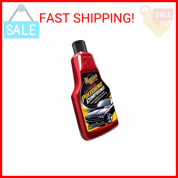 Meguiar's G18116 Clear Coat Safe Polishing Compound - 16 Oz Bottle