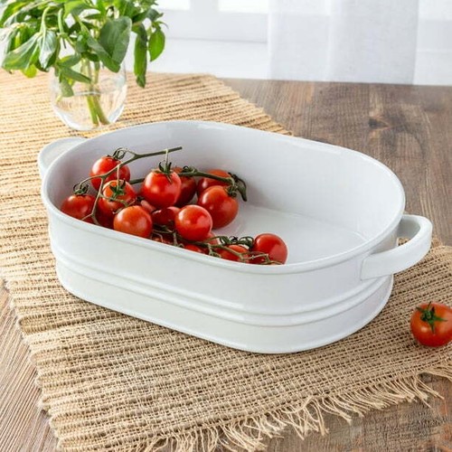 Porcelain Bakeware Serve Dish, Oven to Table, Dishwasher and Microwave safe