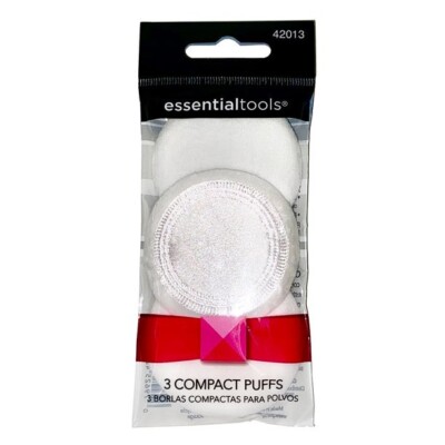 Essential tools 3 Compact Powder Puffs For Smooth Look FREE SHIPPIING (MS)