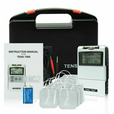 Roscoe TENS 7000 Pain Management Unit OTC Muscle Stimulator - 8 Extra Electrodes