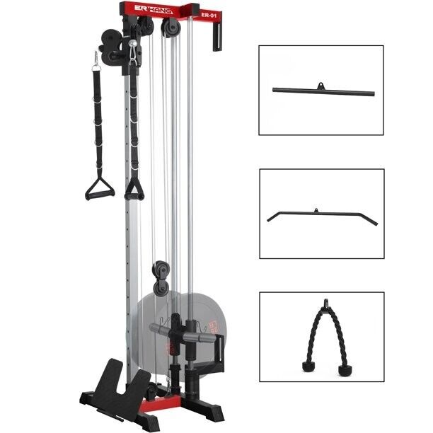 Cable Crossover Machine Home Gym, Lat Pull Down Machine with
