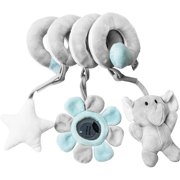 Seat Toy Infant Activity Spiral Plush Toy Stroller Toys Musi