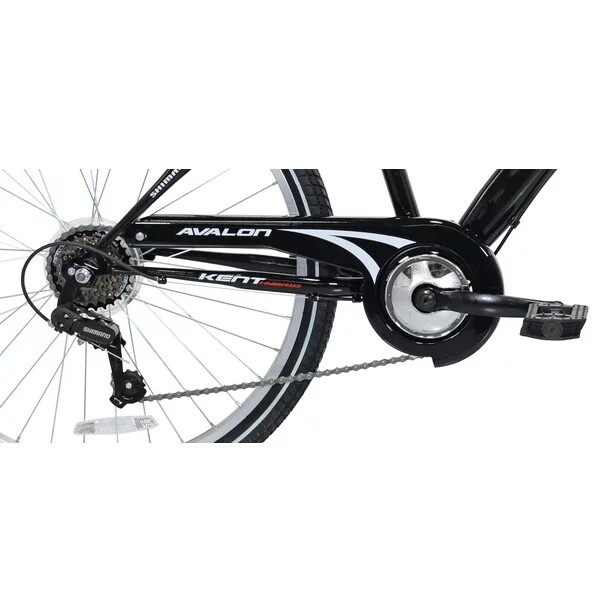 26" Avalon Comfort-Hybrid Men's Mountain Bike 7-speed Dual Suspension Bicycle US