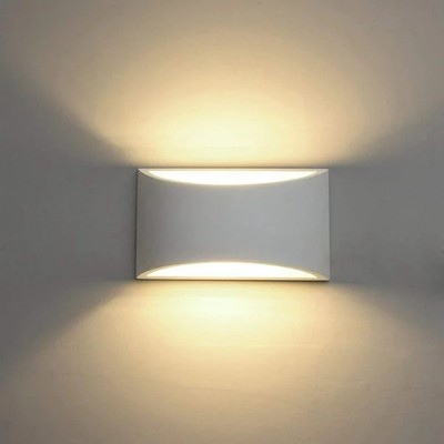 9W Wandlampe Wandleuchte Strahler Licht Up Down Innen Außen Leuchte LED G9 Gips