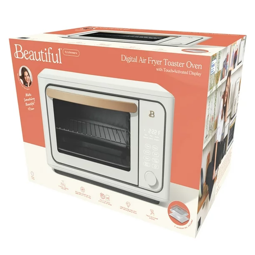 Beautiful 6 Slice Touchscreen Air Fryer Toaster Oven,