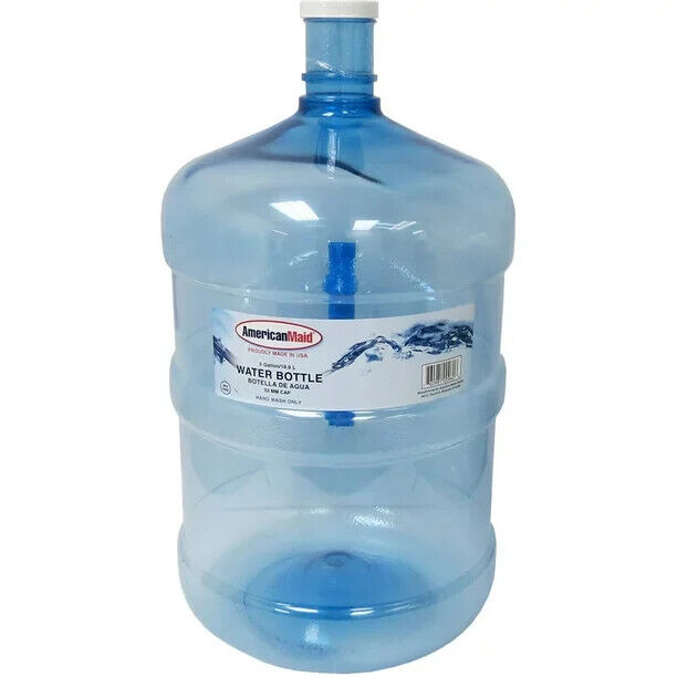 Water Jug Large Reusable Container Bottle Durable Plastic Bi