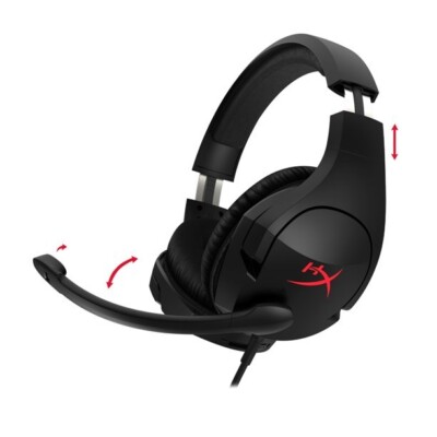 HyperX Cloud Stinger Black Headband Gaming Headset for PC and PS4