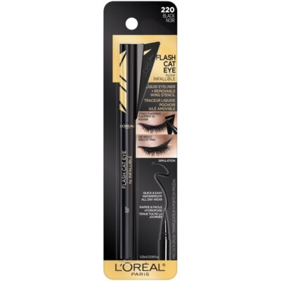 loreal infallible flash cat eye waterproof liquid eyeliner brown 2 pack 294926491153