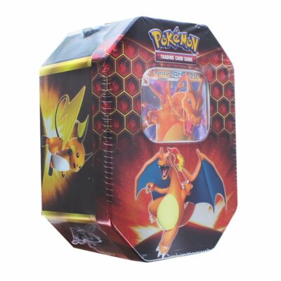 🔥 Pokémon Charizard GX - Hidden Fates Tin - 4 Packs + Promo