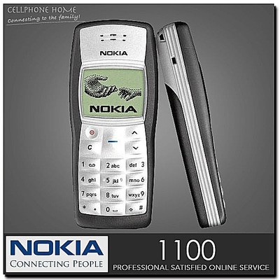 Nokia 1100 - Original Factory Unlock Mobile Retro phone (2 colors available!).