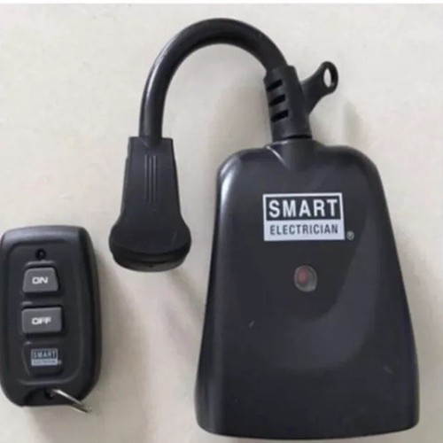 SMART ELECTRICIAN  Indoor Outdoor Remote Control 2 Outlet Receiver NEW