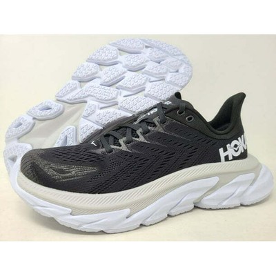 Женские кроссовки HOKA Clifton Edge, черные/белые, 7 B Medium US