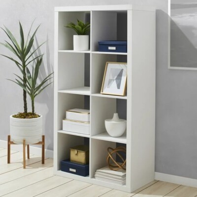 Storage Organizer Bookcase Better Homes & Gardens 8 - Cube Book Shelf Display