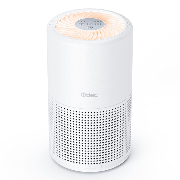 Air Purifier True HEPA Filter With Night Light Remove 99.97