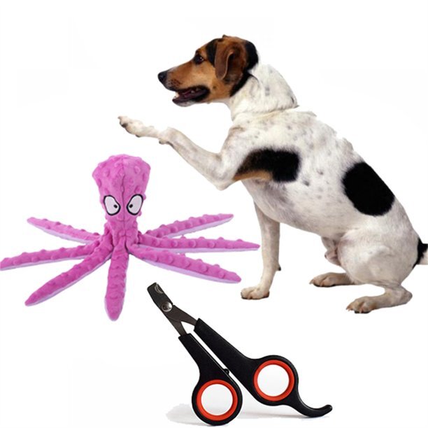 No Stuffing Crinkle Plush Dog Toys