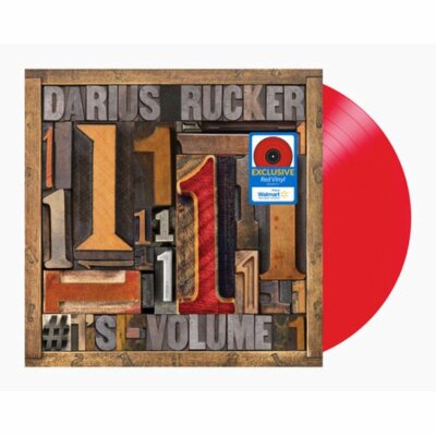 DARIUS RUCKER #1'S VOL 1 VINYL NEW! LIMITED RED LP! WAGON WHEEL, IF I TOLD YOU