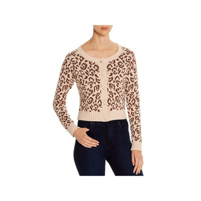 

Kate Spade Panther Кардиган Интарсия Кардиган Свитер, Бежевый, XL