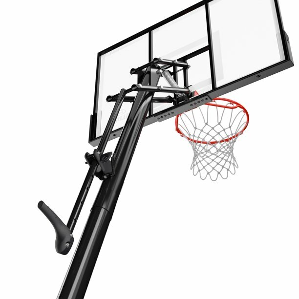 Spalding 54" Shatter-proof Polycarbonate Exactaheight® Portable Basketball Hoop 