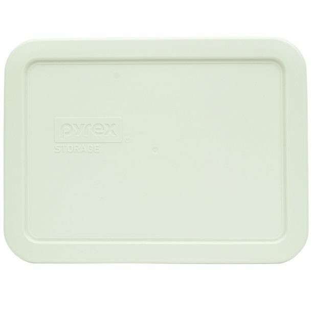 Pyrex White Lid for 6-cup Plastic Rectangular Food Storage C