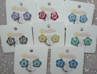 Made to Order Color Sailor Moon Sailor Scout Inspired Earrings Venus Mercury Mar