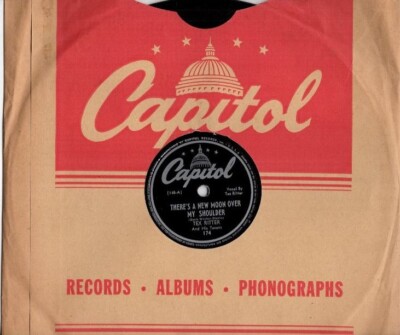 Tex Ritter   New Moon Over My Shoulder / I'm Wasting My Tears On You 10'' 78