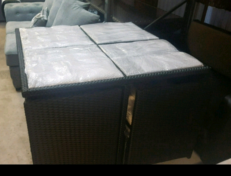 A new black 9 piece garden rattan furniture set. | in Stoke-on-Trent