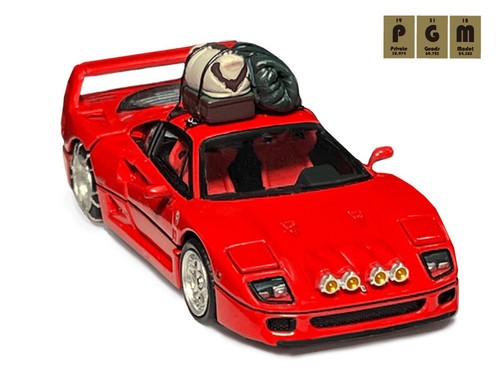 SUPCAR F40 レッドレーシング仕様 限定999台 1/64スケール 予約 SC64035 SUPCAR 1/64 F40 Racing Red #40, Boost Gear