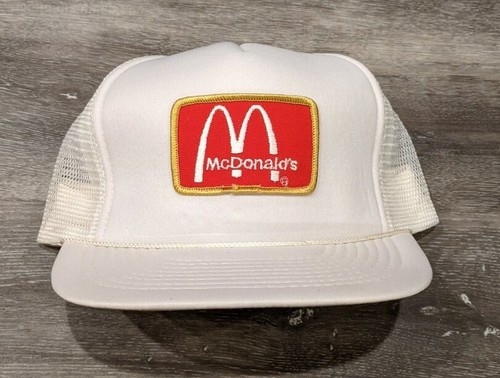 Vintage very clean rare McDONALDS SnapBack Hat Trucker Patch