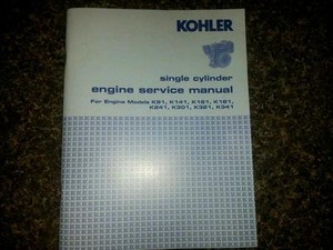 Kohler Repair Manual | eBay