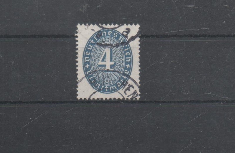 Dienstmarke   Strohhutausgabe  Gestempelt Nr. 130  18,--  Me