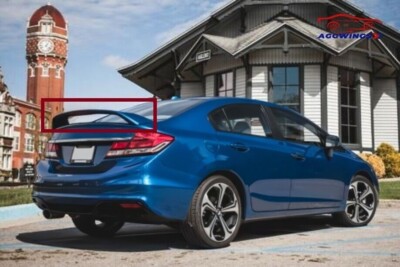 Painted Blue B561P 2011-2015 for honda Civic Spoiler wing Style SI 4DR Sedan A1