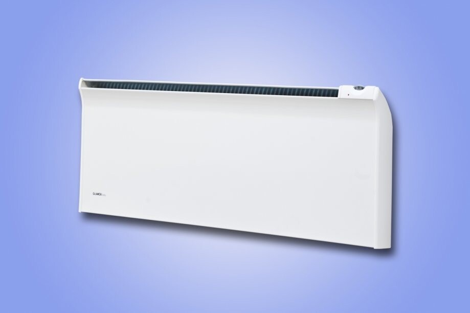 Two norwegian Glamox electric wall mounted convector heaters 1200 w and