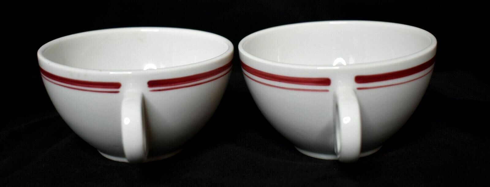 WWII US Army Medical Dept Coffee cup Set of 2 Shenango China 2 1/8 inches tall