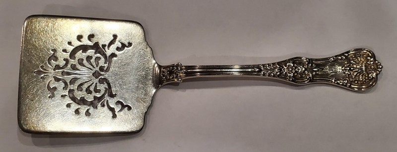 Tiffany English King Sterling Silver WAFFLE SERVER #2