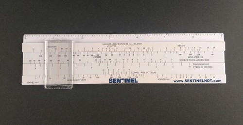 Sentinel Radiographic Exposure Calculator NDT Model 534