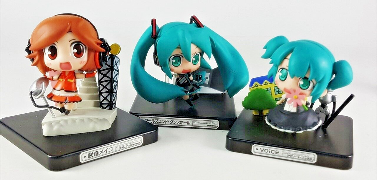 初音ミク Meiko フィギュアセット Miku Hatsune & Meiko Vignetteum Figure set lot Sega Prize
