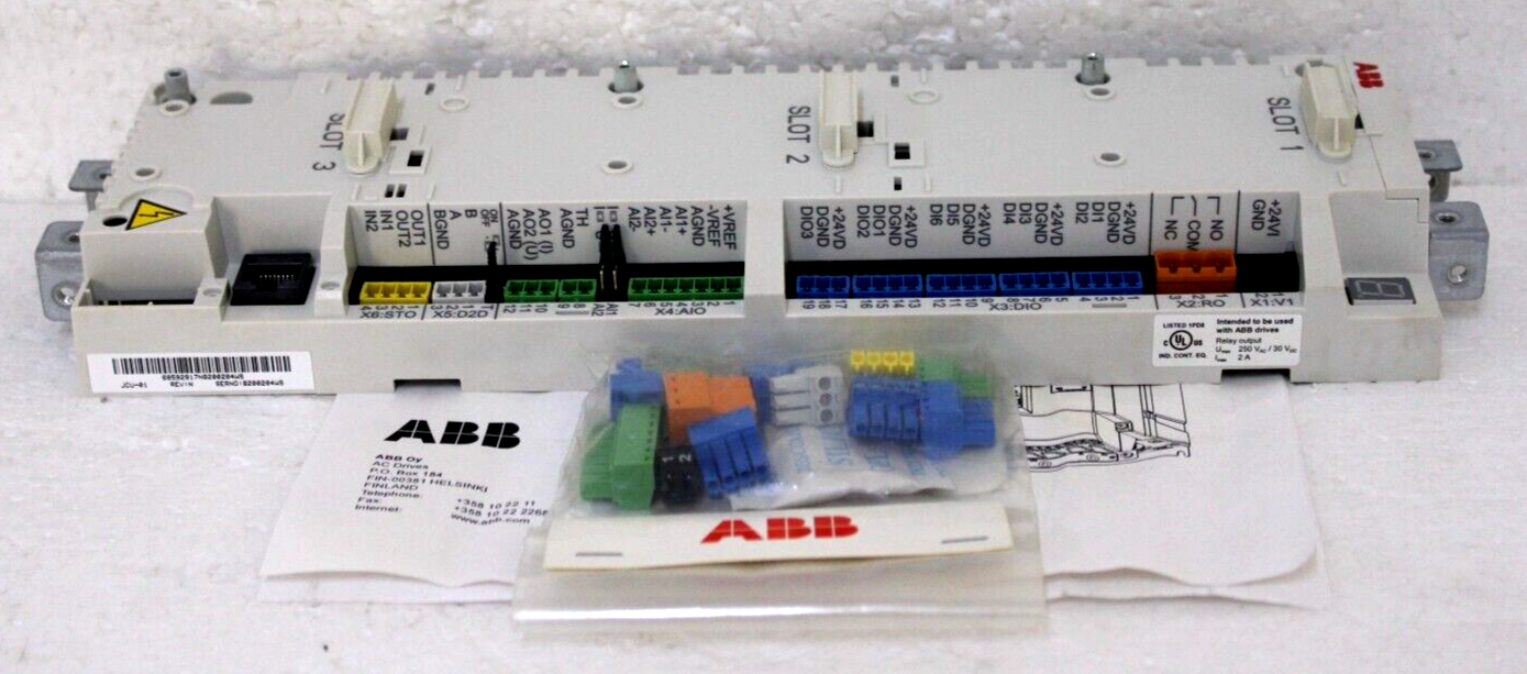 ABB JCU-01 REV: N Drive Control Unit 3AUA0000026955 | eBay