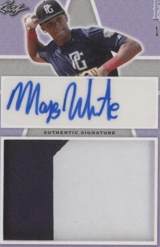 2020 Leaf Perfect Game National Showcase - Mayes White #PA-MW1