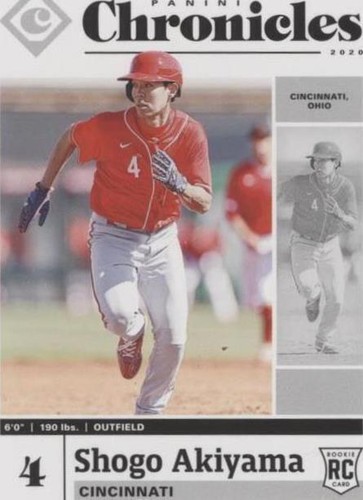 2020 Panini Chronicles Titanium Blue /99 Shogo Akiyama #7